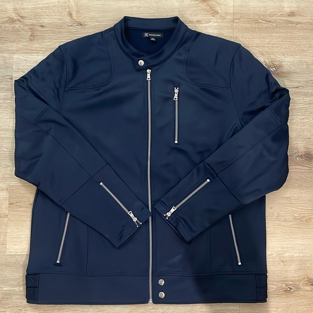INC Navy Bomber Jacket